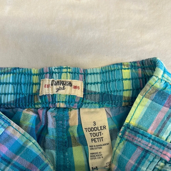 OshKosh B'gosh Blue and Yellow Summer Shorts - Picture 2 of 4